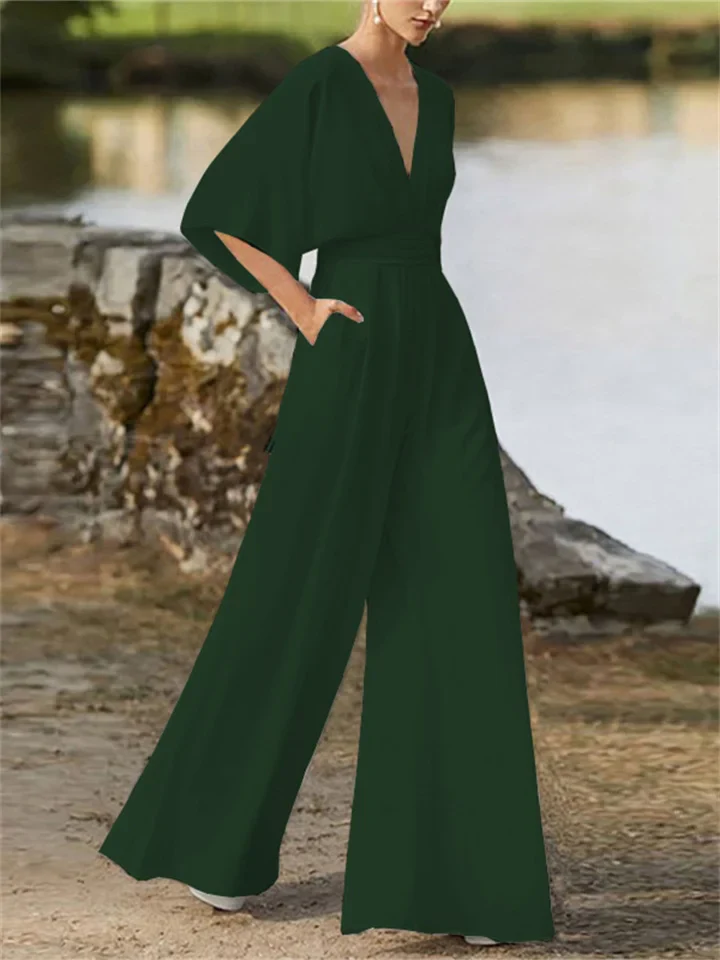 Breathable women’s jumpsuit – timeless design, premium fabric, for special occasions - Image 5