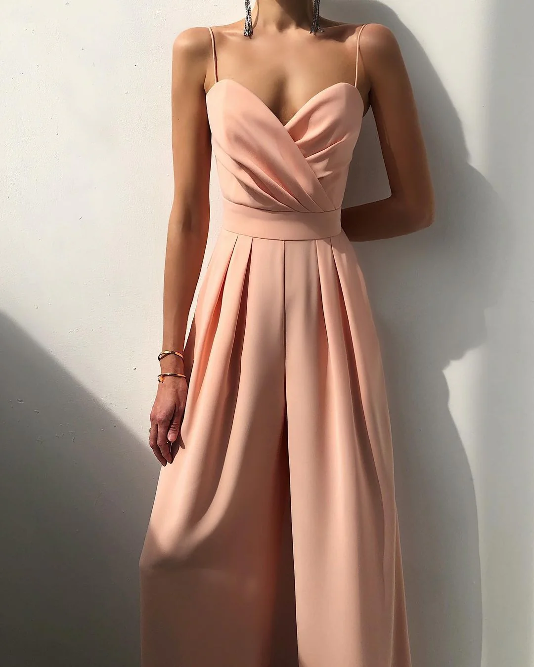 Breathable women's jumpsuit – high waist, straight leg, for summer events - Image 14