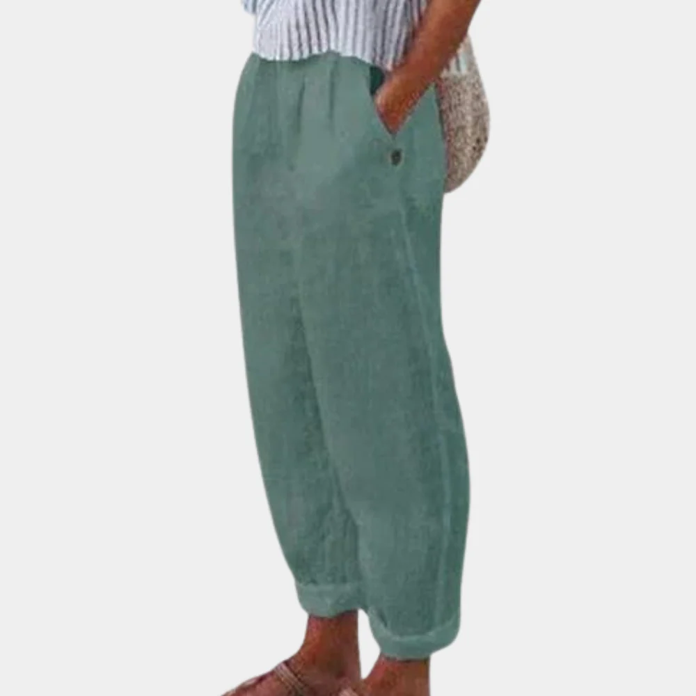 Breathable women’s lounge pants – relaxed fit, lightweight material, for summer outings - Image 9