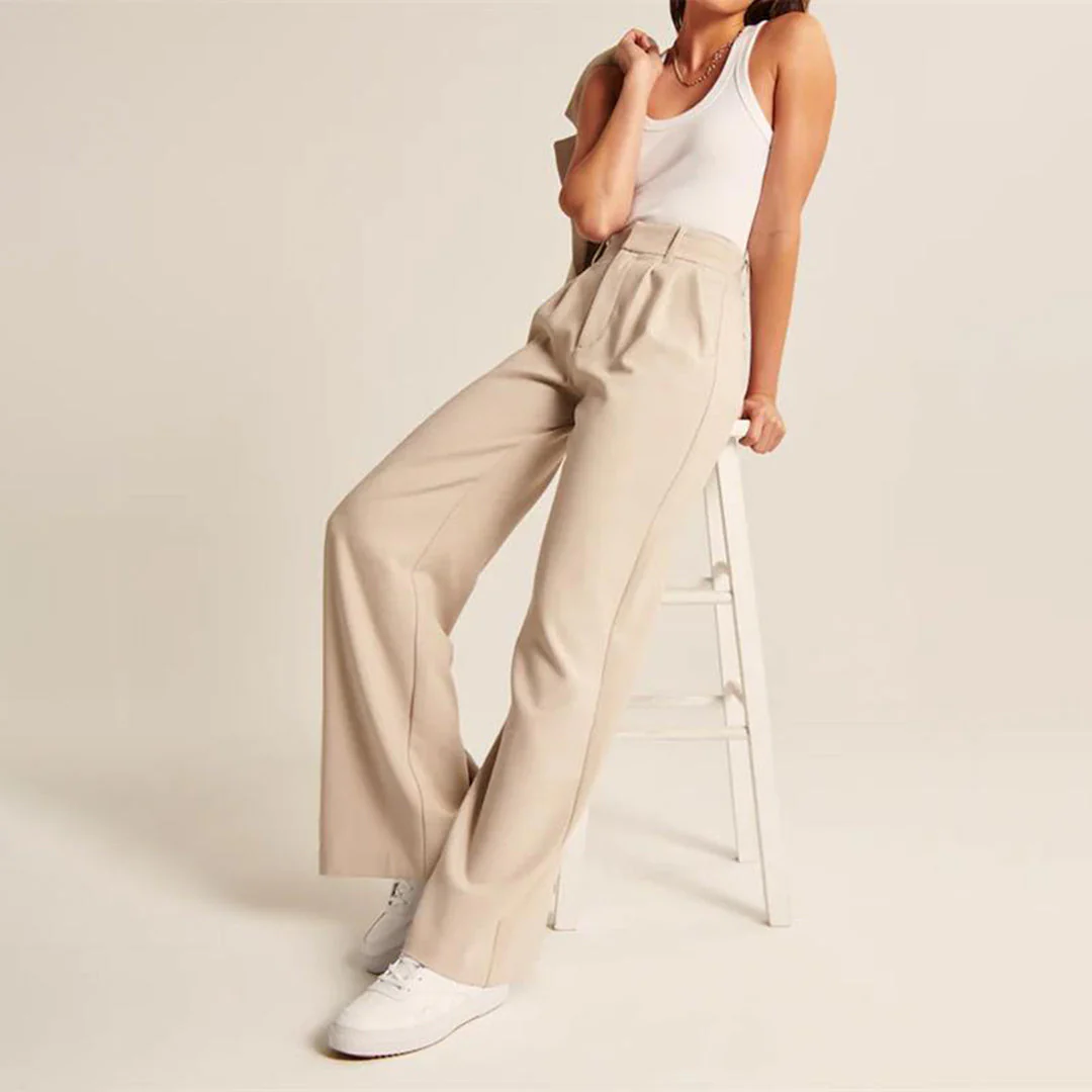 Breathable women’s palazzo pants – high-waisted, wide-leg design, for any occasion - Image 3