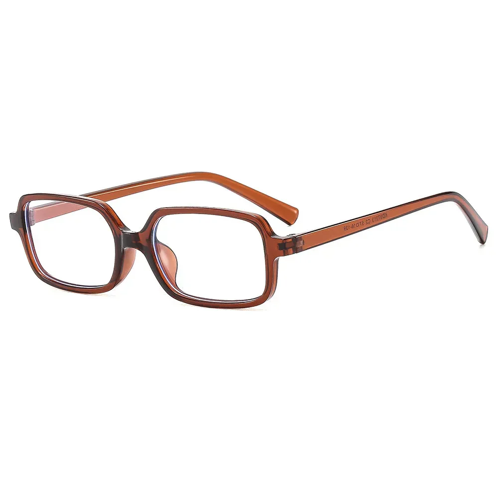 Breathable women's rectangular glasses – retro design, anti-blue light, for office and everyday use - Image 13