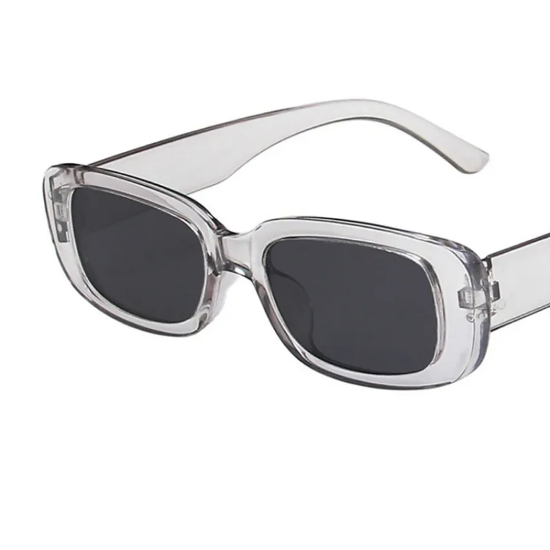 Breathable women’s retro sunglasses – rectangular frame, UV400 protection, for summer outings - Image 6