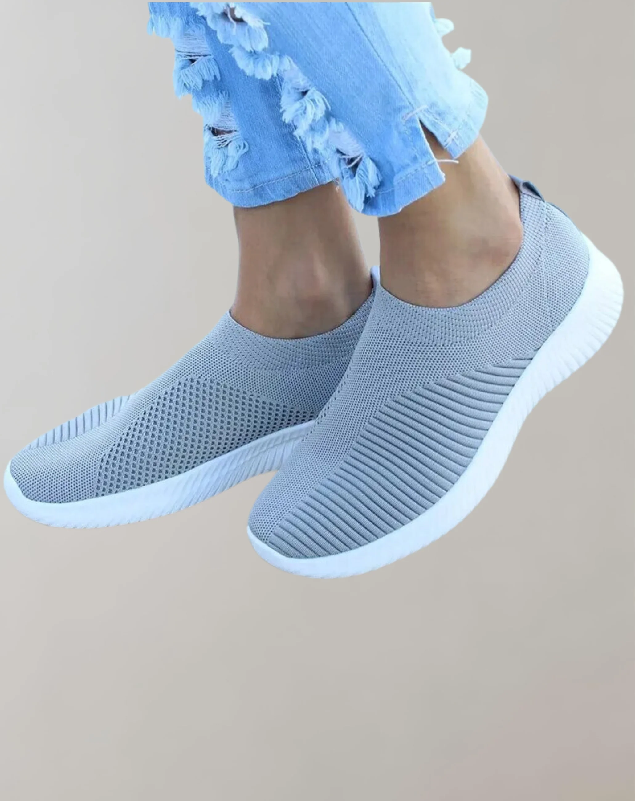 Breathable women's sneakers – lightweight mesh upper, for active lifestyle - Image 2