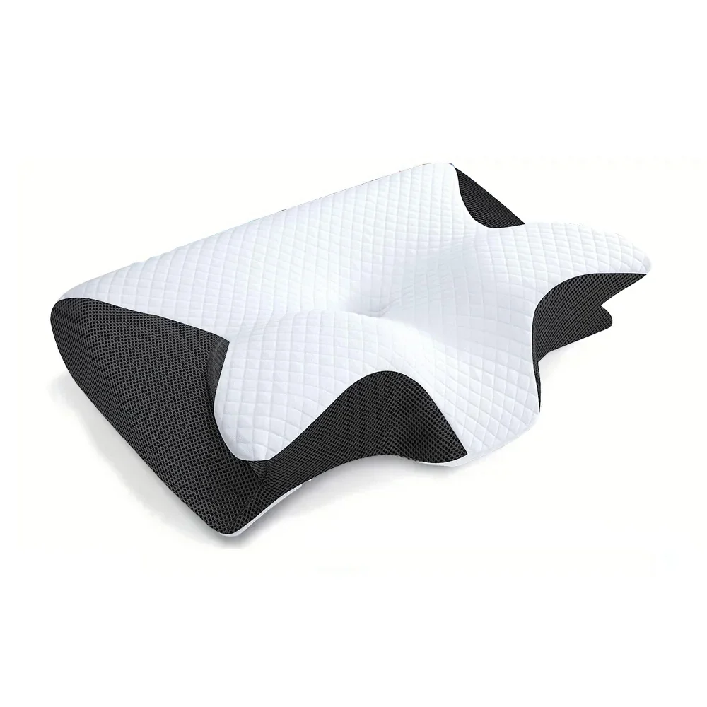 Memory Foam Neck Pillow Cervical Orthopedic Support - Image 17