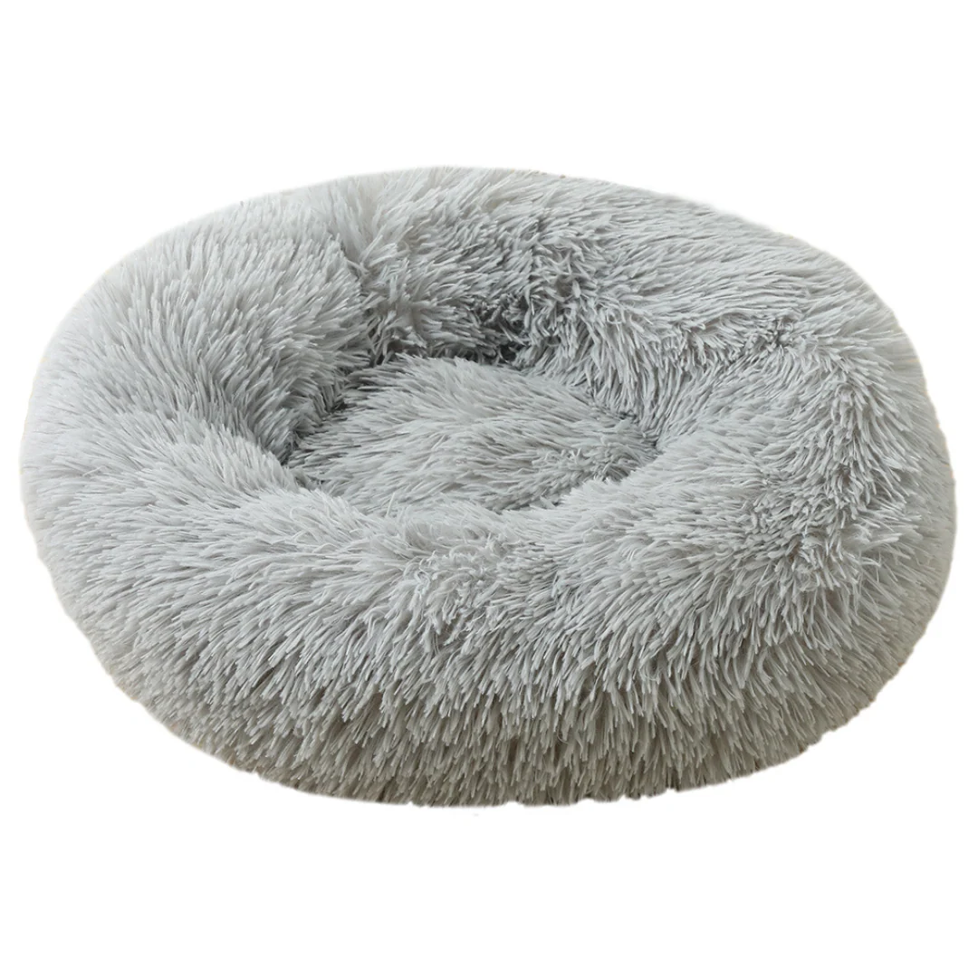 Calming Dog Bed Ultra Plush Cozy Nest With Raised Rim For Relaxing Sleep Fall 2025 Gift Idea - Image 2