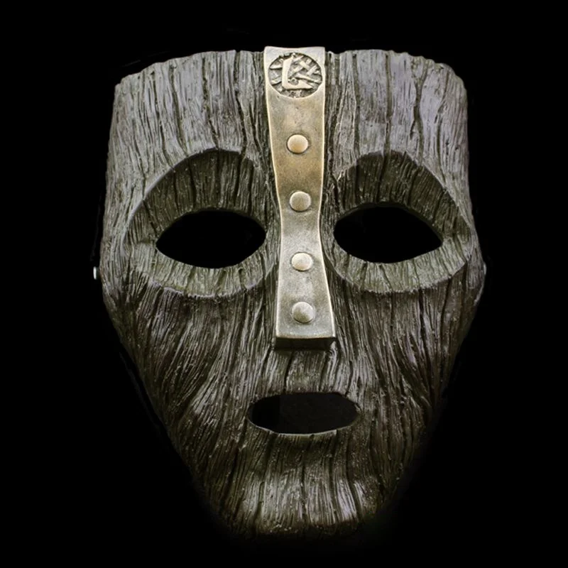Loki Mask Resin Bark Masquerade Cosplay Mask Halloween 2025 God Of Mischief Prop - Image 2