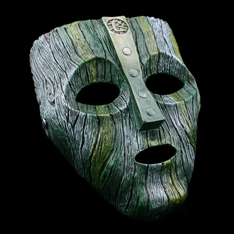 Loki Mask Resin Bark Masquerade Cosplay Mask Halloween 2025 God Of Mischief Prop - Image 6