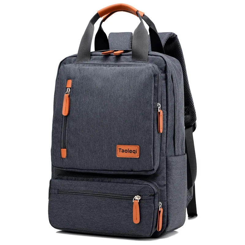 Canvas Laptop Backpack 20-35L Large Capacity Rucksack Travel School Bag Back To School 2025 Organized Water Resistant
