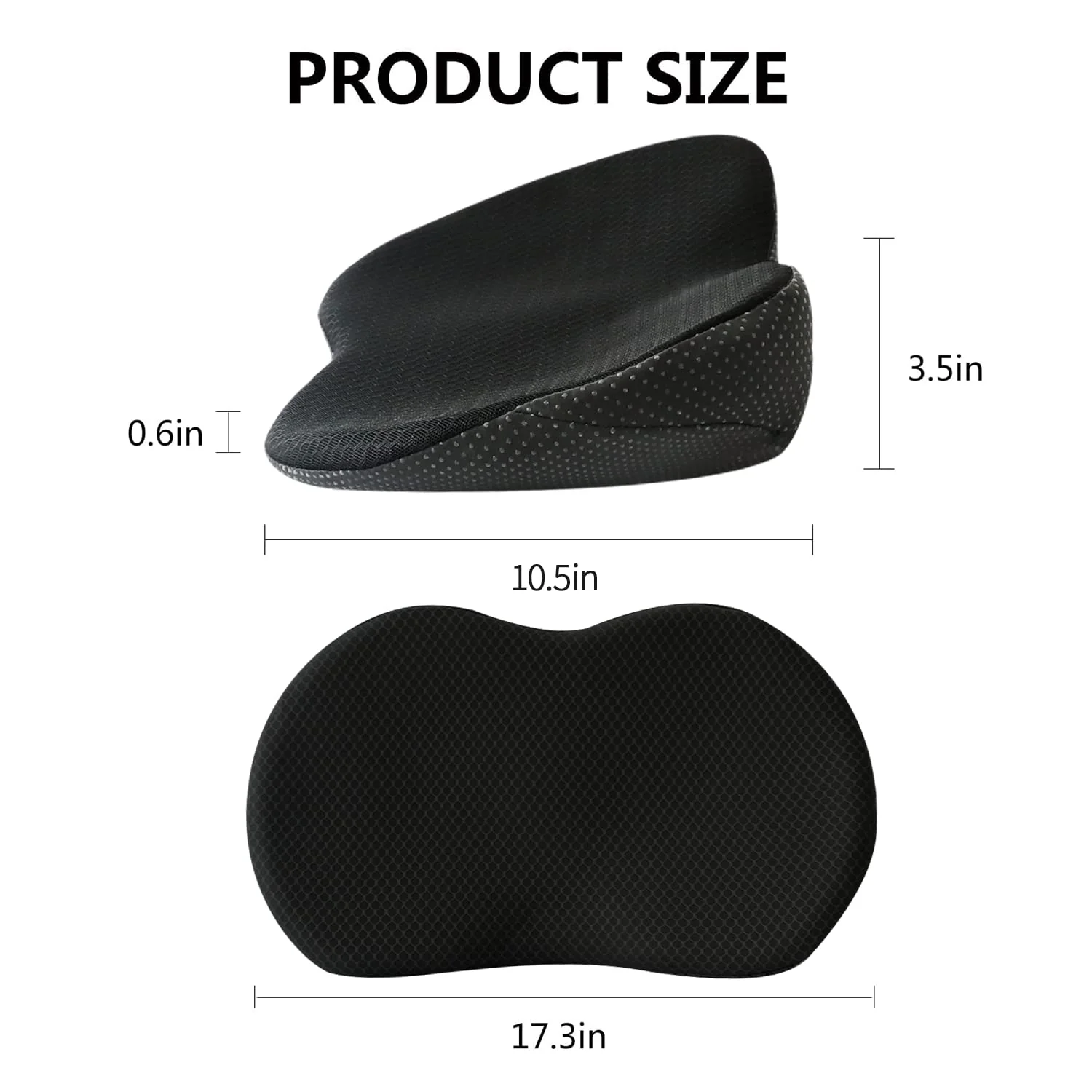 Car Booster Seat Cushion Memory Foam 3.5 Inch Posture - Image 11