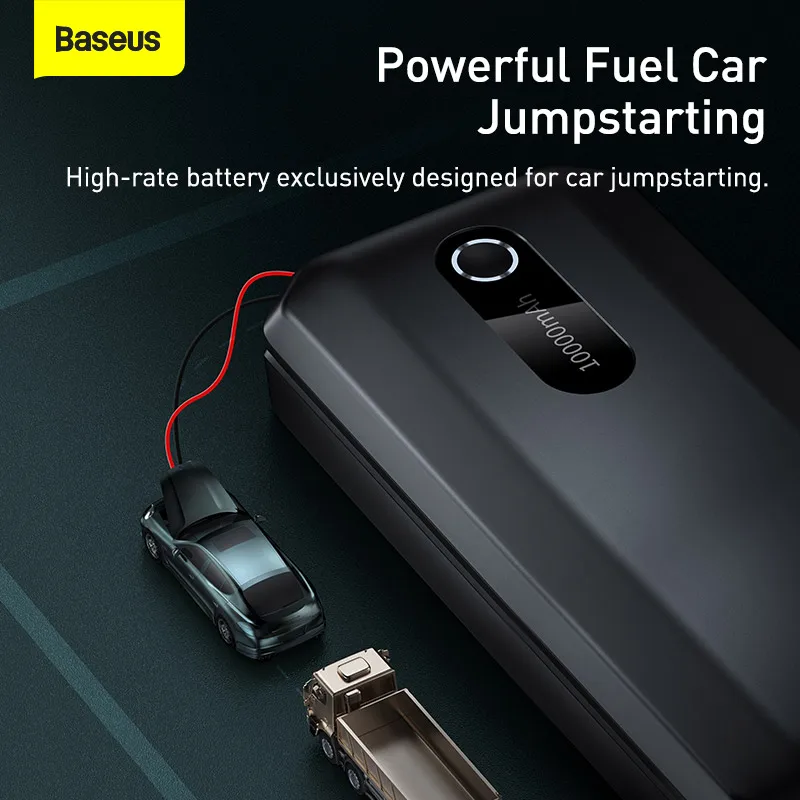 Car Jump Starter 1000A Emergency Booster Power Bank 12V Road Trip Ready For Emergencies - Image 3