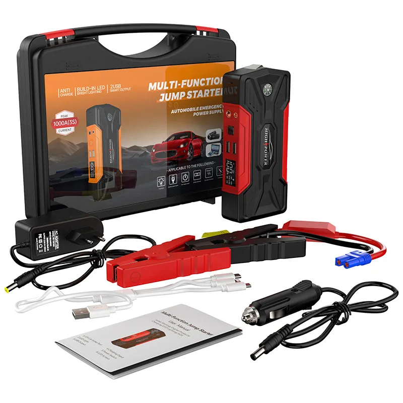 Car Jump Starter With Pump Portable 12V Emergency Power Bank Kit 99800mAh Fall 2025 Gift - Image 7
