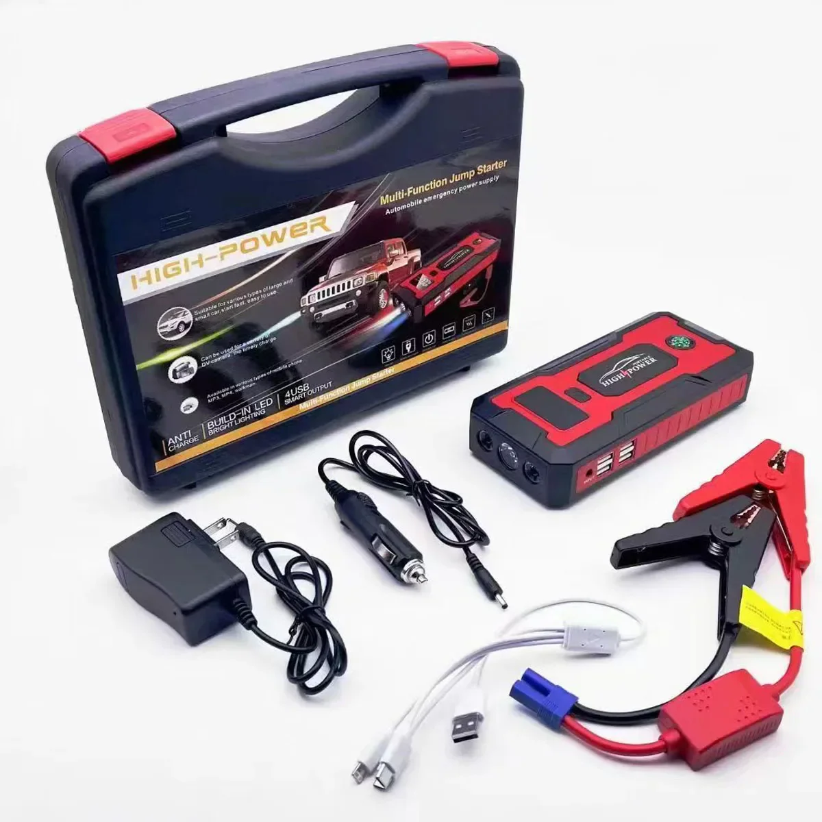Car Jump Starter With Pump Portable 12V Emergency Power Bank Kit 99800mAh Fall 2025 Gift - Image 8