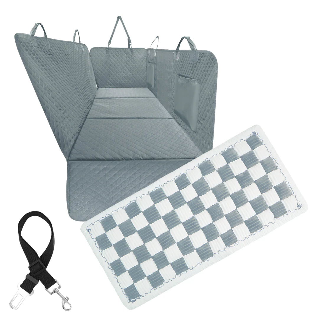 Car Seat Cover Hammock Waterproof Protector With Storage Pockets And Mesh Window For Cars And Trucks Fall 2025 Gift - Image 14