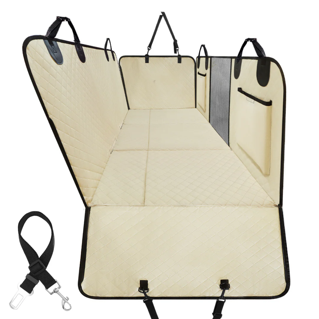 Car Seat Cover Hammock Waterproof Protector With Storage Pockets And Mesh Window For Cars And Trucks Fall 2025 Gift - Image 20