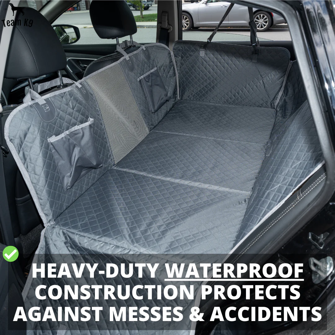 Car Seat Cover Hammock Waterproof Protector With Storage Pockets And Mesh Window For Cars And Trucks Fall 2025 Gift - Image 24