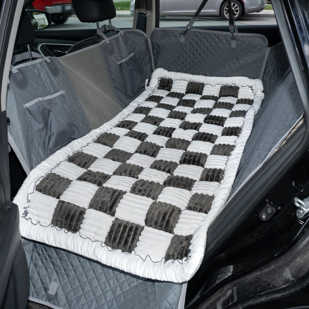 Car Seat Cover Hammock Waterproof Protector With Storage Pockets And Mesh Window For Cars And Trucks Fall 2025 Gift - Image 34