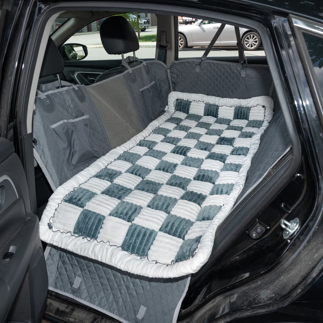 Car Seat Cover Hammock Waterproof Protector With Storage Pockets And Mesh Window For Cars And Trucks Fall 2025 Gift - Image 35