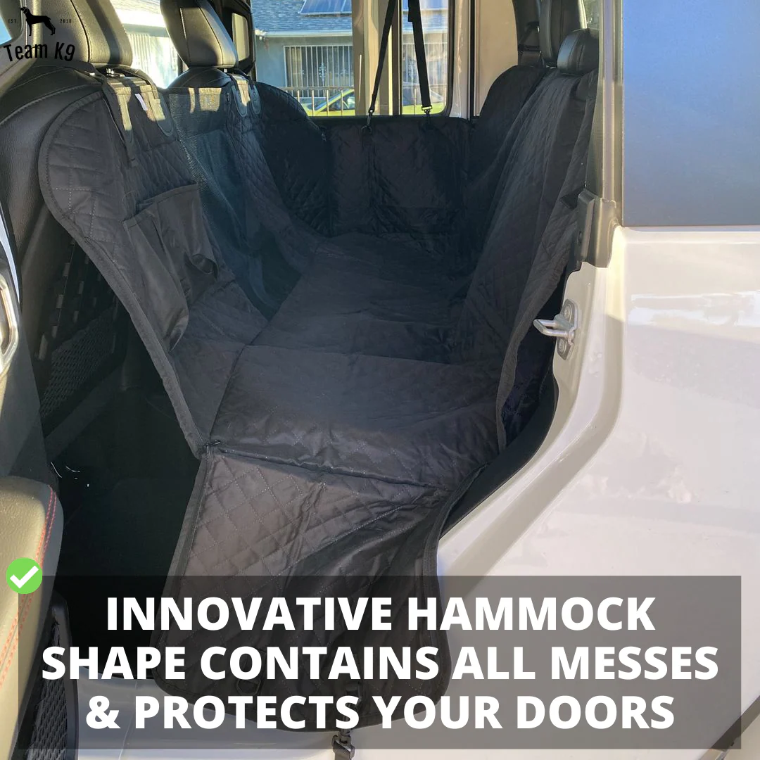 Car Seat Hammock Cover, Waterproof Non Slip Backseat Protector With Pockets, Free Safety Belt, Fall 2025 Travel - Image 21