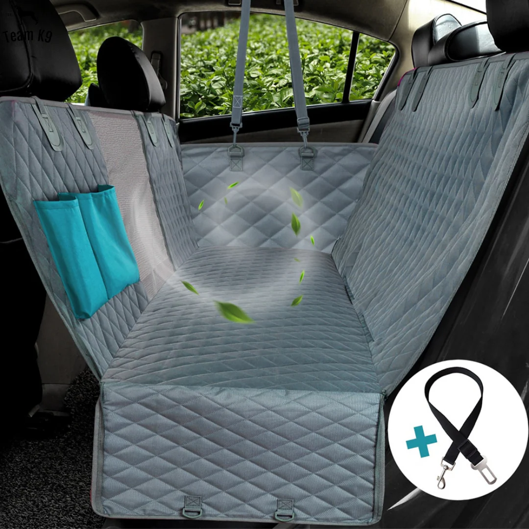 Car Seat Hammock Cover, Waterproof Non Slip Backseat Protector With Pockets, Free Safety Belt, Fall 2025 Travel - Image 31