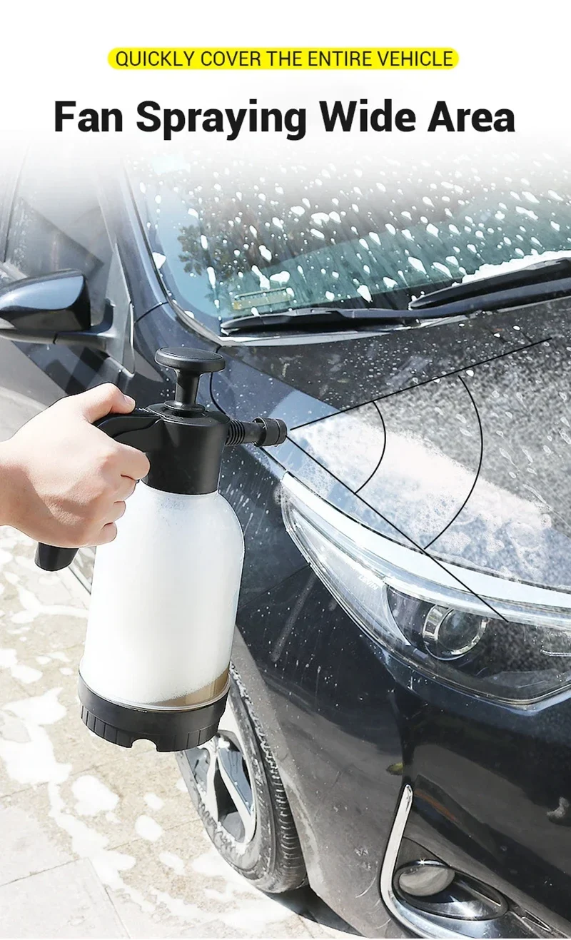 Car Wash Foam Sprayer Bottle Manual Air Pressure Gun - Image 12
