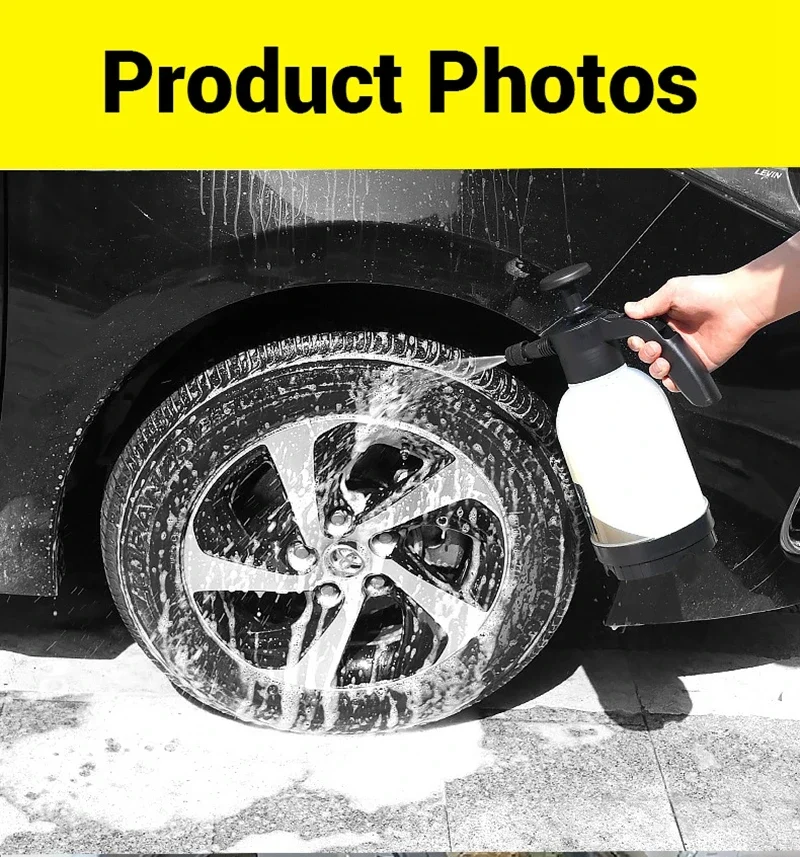 Car Wash Foam Sprayer Bottle Manual Air Pressure Gun - Image 17