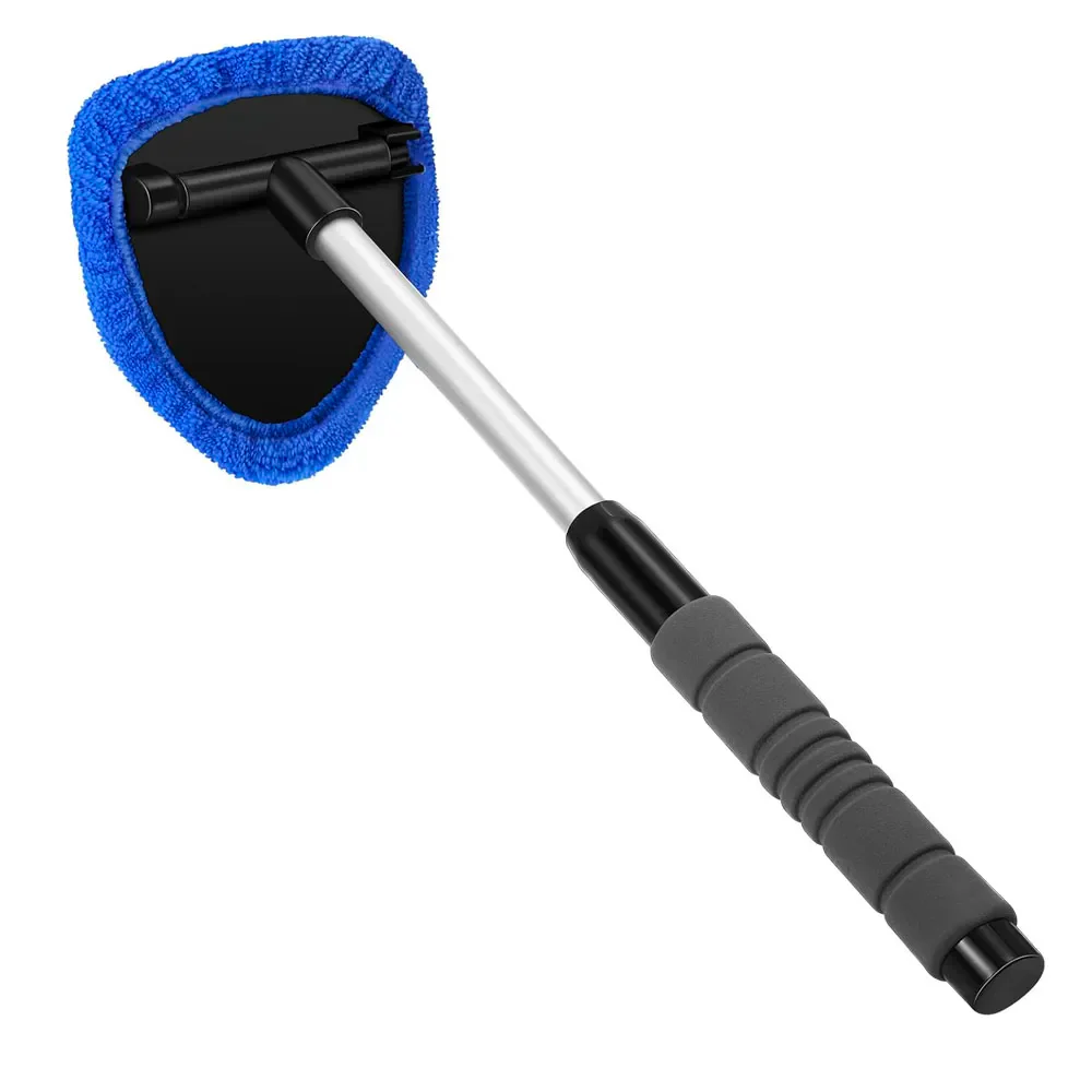 Car Window Cleaner Kit Glass Cleaning Tool Microfiber Telescopic Handle Spring 2026 Streak Free Glass - Image 7