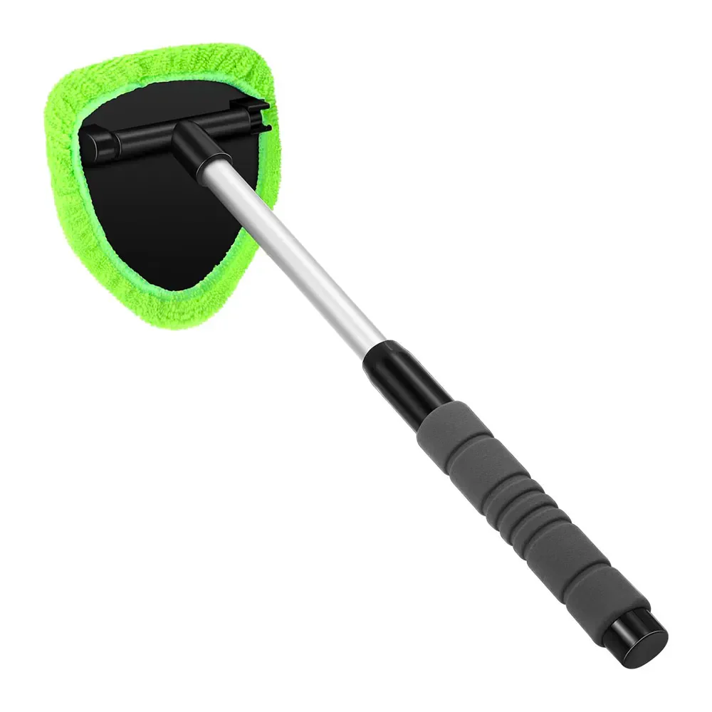Car Window Cleaner Kit Glass Cleaning Tool Microfiber Telescopic Handle Spring 2026 Streak Free Glass - Image 8