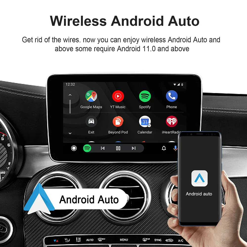 CarPlay AI Box Wireless CarPlay Android Auto Smart TV Box Fall 2025 Netflix YouTube In Car - Image 5
