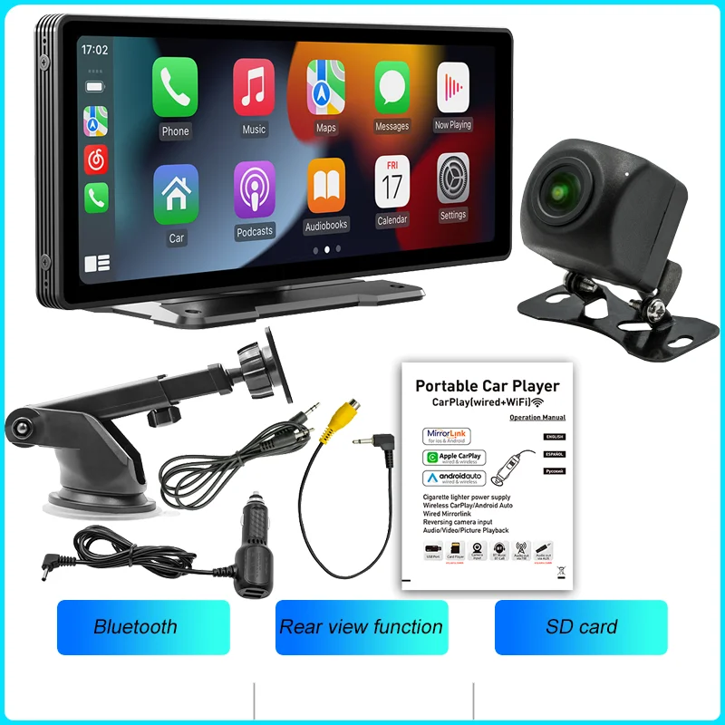 CarPlay Wireless Head Unit 10.26 Inch IPS HD Car Stereo With Rear View Camera Android Auto Fall 2025 - Image 10
