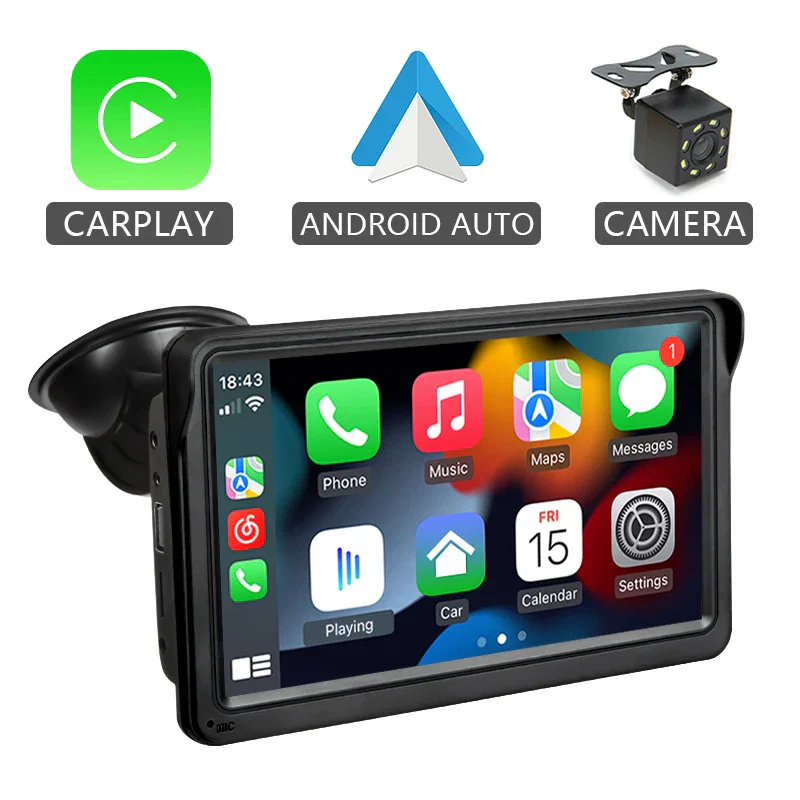 CarPlay Wireless Head Unit 7 Inch In Dash Car Stereo Universal Touch Screen Wireless Android Auto Fall 2025 - Image 10