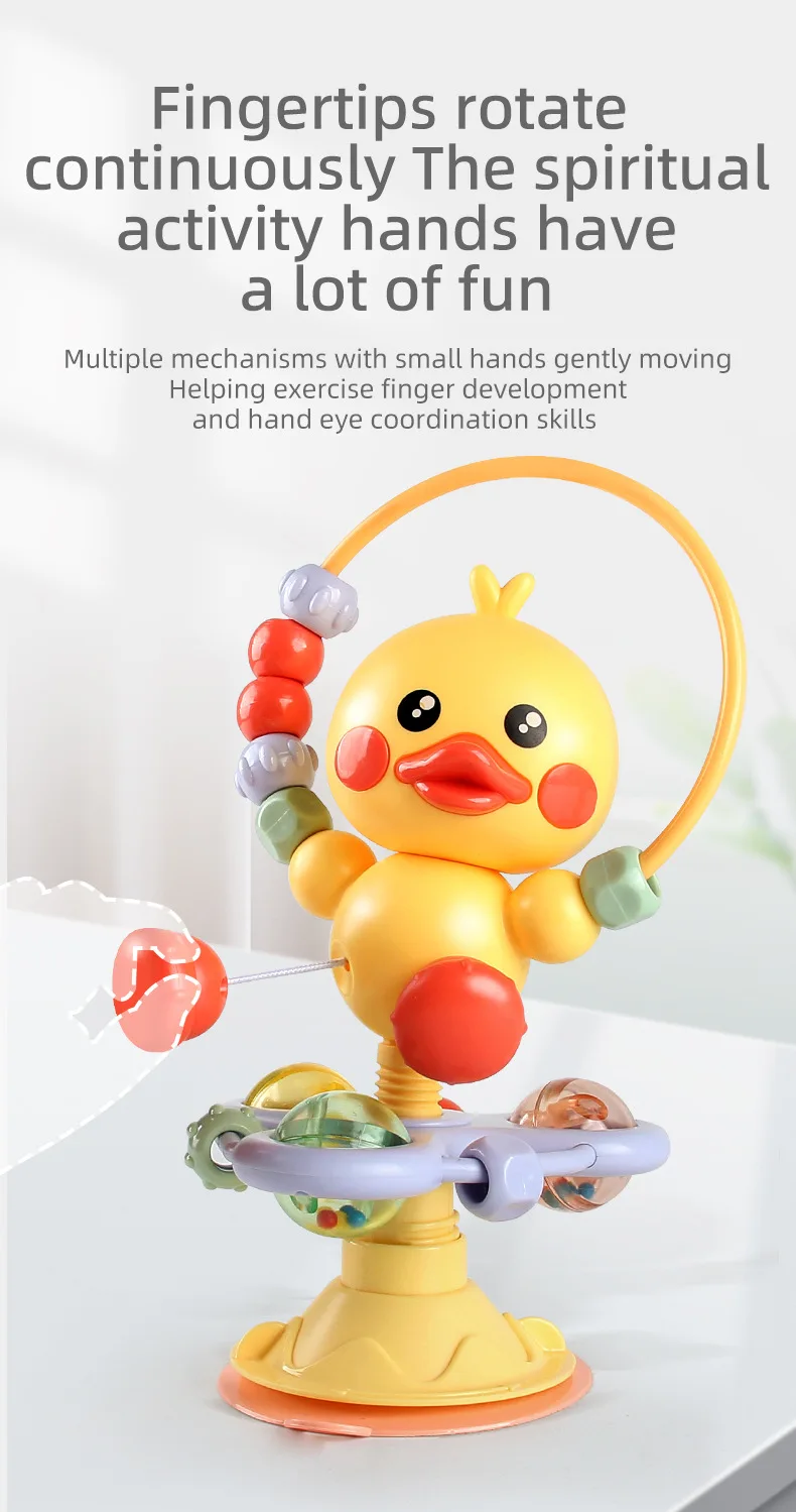 Baby Soothing Rattle Suction Cup Newborn Sensory Toys - Image 14