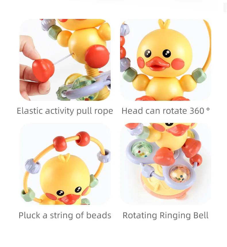 Baby Soothing Rattle Suction Cup Newborn Sensory Toys - Image 15
