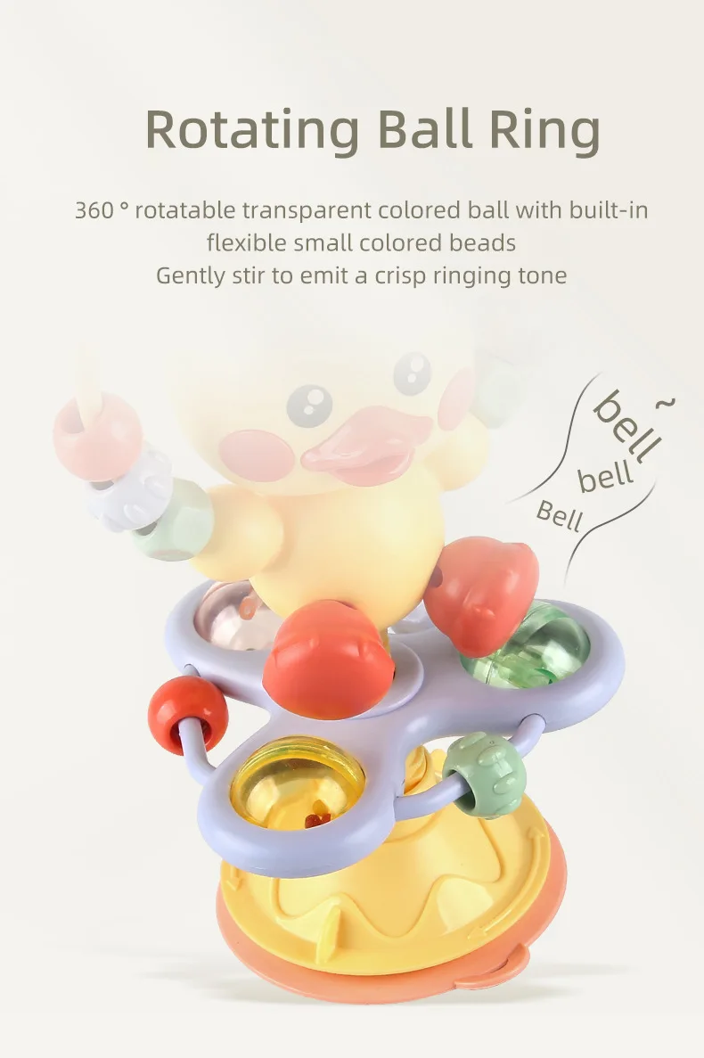 Baby Soothing Rattle Suction Cup Newborn Sensory Toys - Image 16