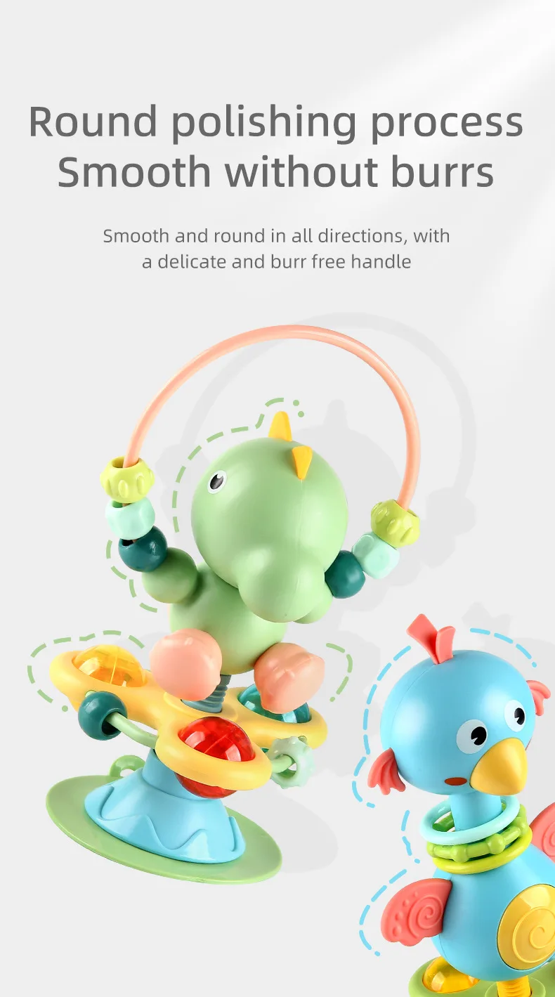 Baby Soothing Rattle Suction Cup Newborn Sensory Toys - Image 18