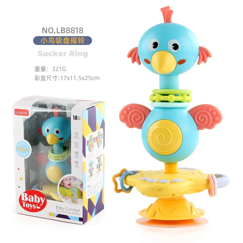 Baby Soothing Rattle Suction Cup Newborn Sensory Toys - Image 26