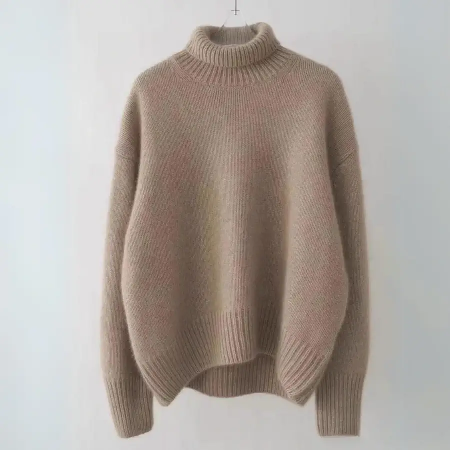 Cashmere Sweater - Soft Oversized Turtleneck Knit for Women - Image 7
