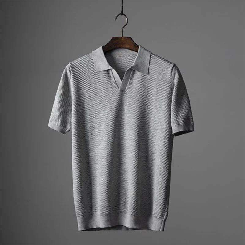 Casual Men's Polo Shirt in Soft Cotton, Short Sleeve, Perfect Fit for Versatile Everyday Style - Image 11