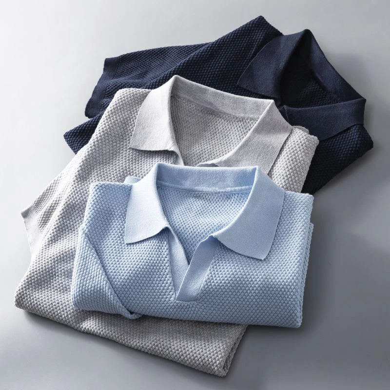 Casual Men's Polo Shirt in Soft Cotton, Short Sleeve, Perfect Fit for Versatile Everyday Style - Image 6