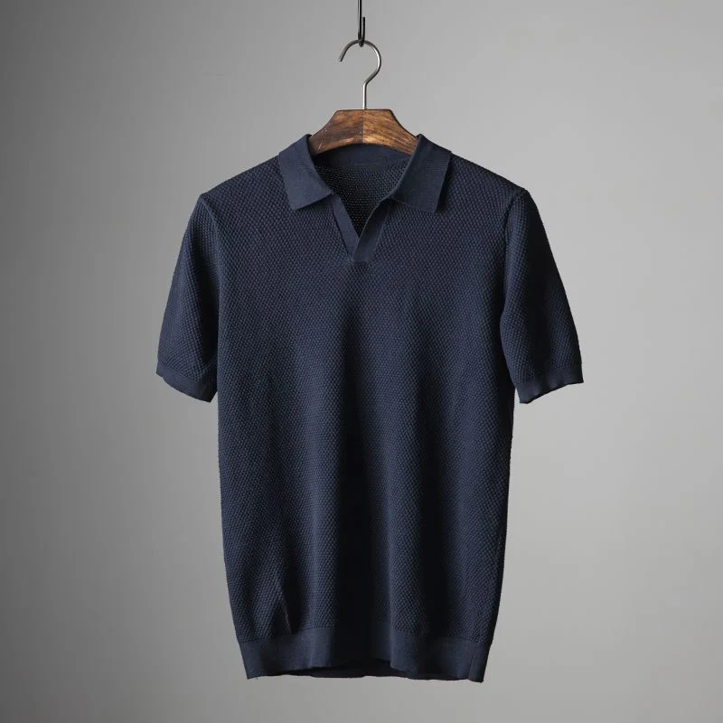 Casual Men's Polo Shirt in Soft Cotton, Short Sleeve, Perfect Fit for Versatile Everyday Style - Image 9