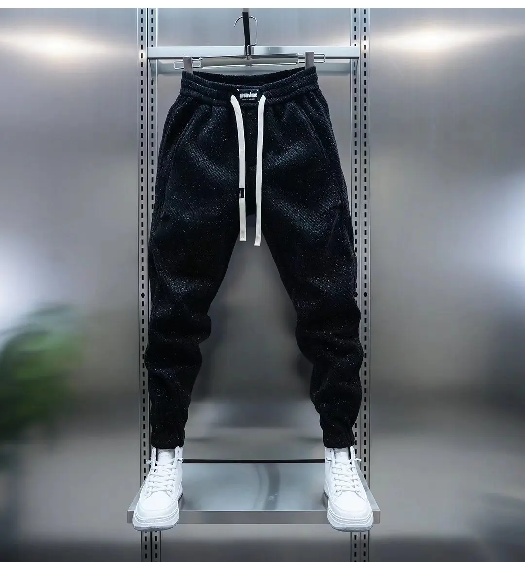 Casual Patterned Men's Trousers with Adjustable Fit and Breathable Fabric, Modern Design for Stylish Comfort - Image 6