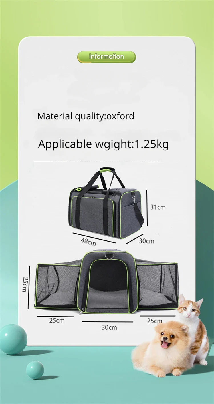 Cat Backpack Breathable Foldable Pet Carrier Outdoor Travel 2025 Large Capacity Ventilated Comfort Fold Flat Storage - Image 6
