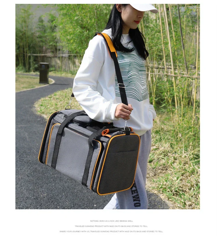 Cat Backpack Breathable Foldable Pet Carrier Outdoor Travel 2025 Large Capacity Ventilated Comfort Fold Flat Storage - Image 8