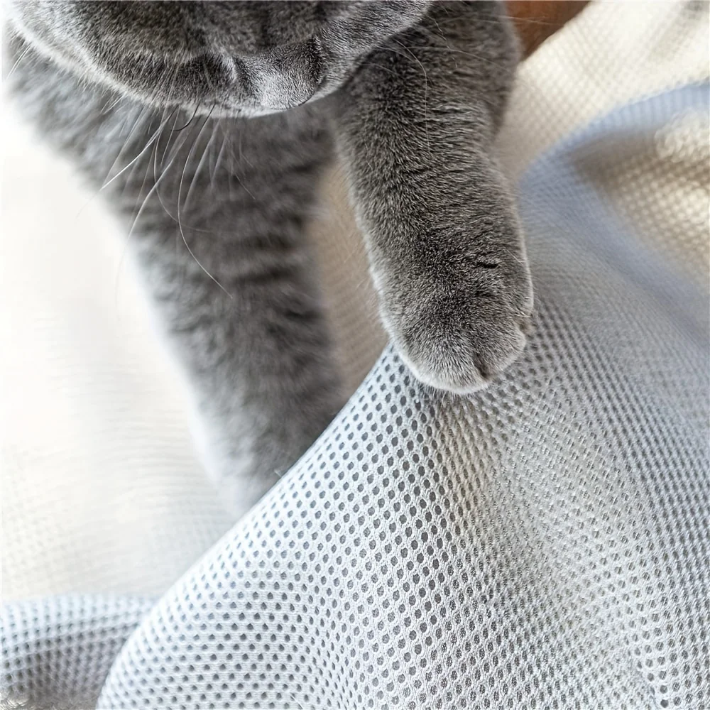 Cat Bed Breathable Cooling Hammock Cot Elevated Pet Sofa Summer 2025 Cozy Sturdy Metal Frame Nap Lounger - Image 6