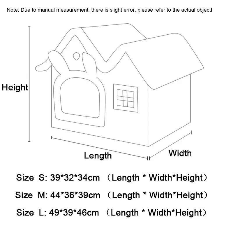Cat Bed Foldable Cave House Plush Kennel Winter 2025 Cozy Washable Hideaway For Small Dogs And Cats - Image 4