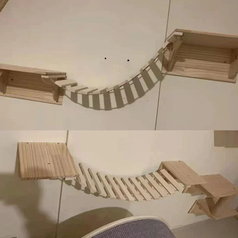 Cat Bridge Sisal Rope Ladder Pet Furniture Fall 2025 Indoor Climbing Scratcher Walkway For Exercise - Image 5