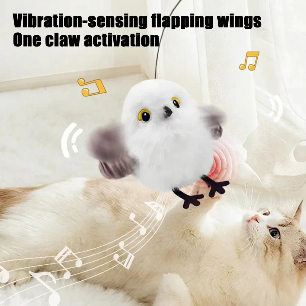 Cat Toy Vibrating Claw Activated Plush Motion Toy Holiday Gift Fall 2025 Interactive Indoor Hunting - Image 6