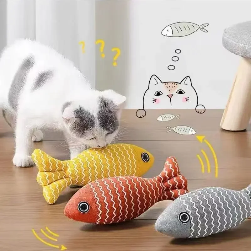 Catnip Plush Toy for Kittens and Puppies - Teeth Grinding Pillow, Cute Pet Accessories - Image 2