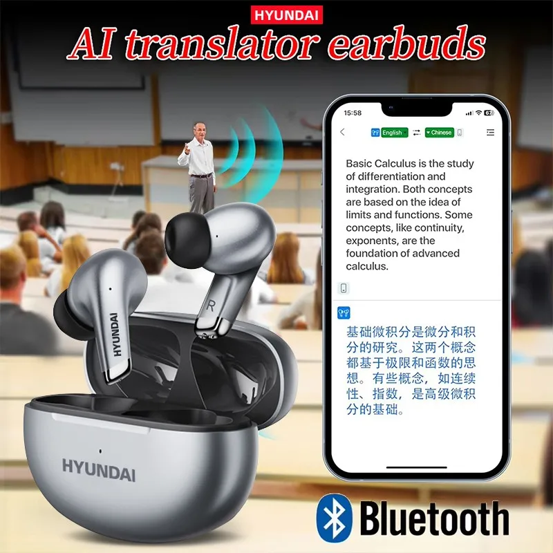 Bluetooth Earbuds AI Translator True Wireless With Mic - Image 2