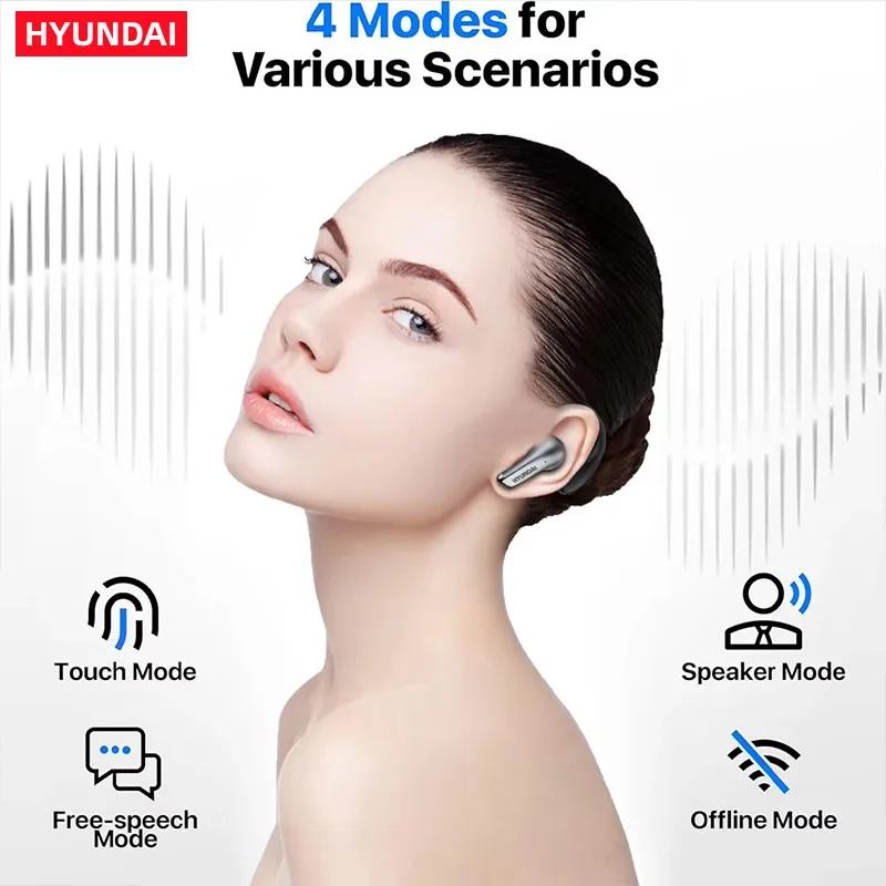 Bluetooth Earbuds AI Translator True Wireless With Mic - Image 3