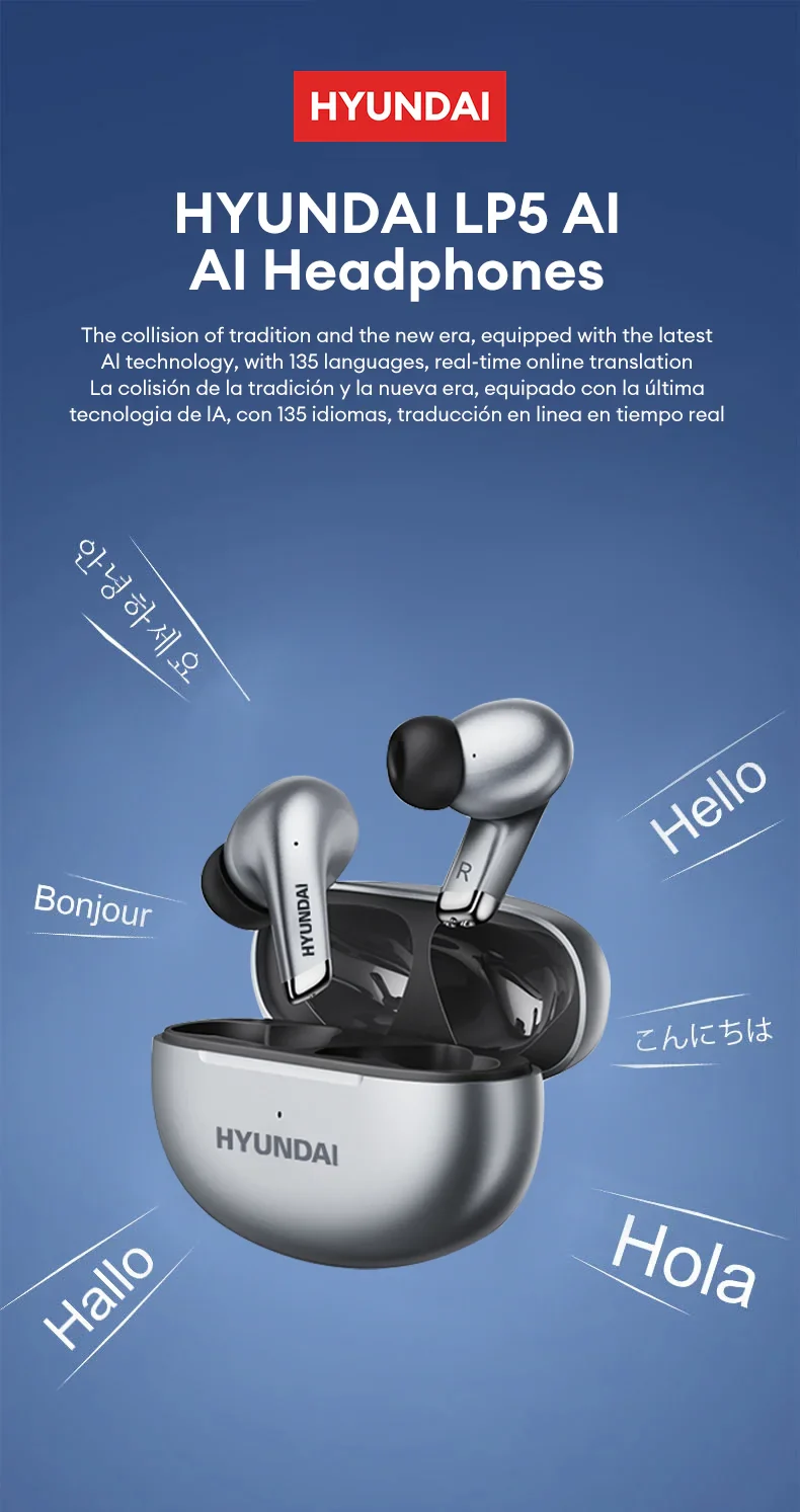 Bluetooth Earbuds AI Translator True Wireless With Mic - Image 7